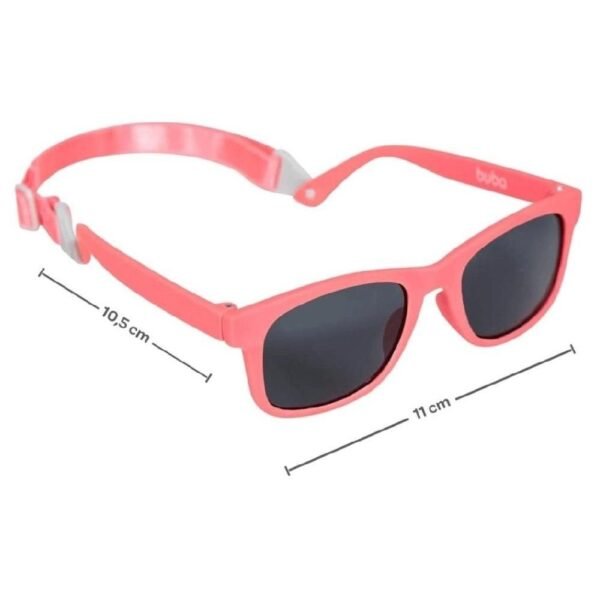 Oculos De Sol Infantil Protecao UVA Com Alca Rosa Buba - Imagem 5