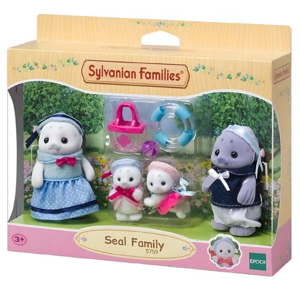 Sylvanian Families Familia Das Focas Epoch 5759 - Imagem 5