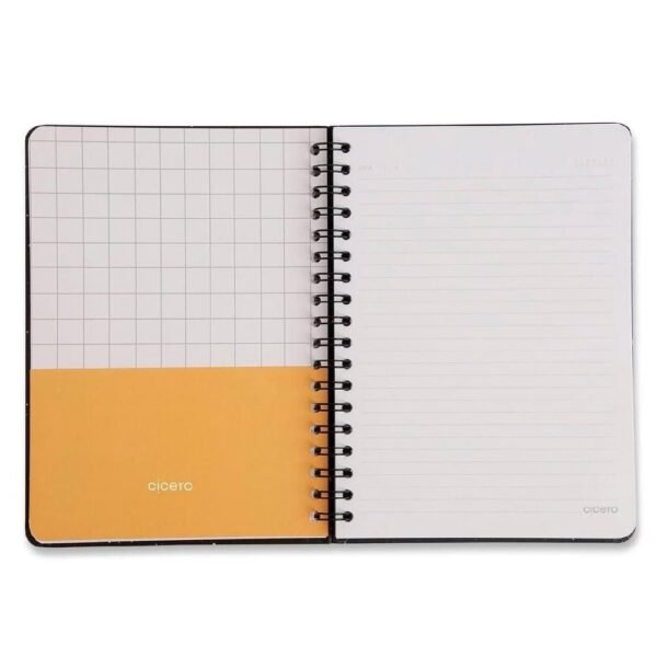 Caderno Colegial Bossa Nova Pontos Off White 80Folhas Cicero - Imagem 5