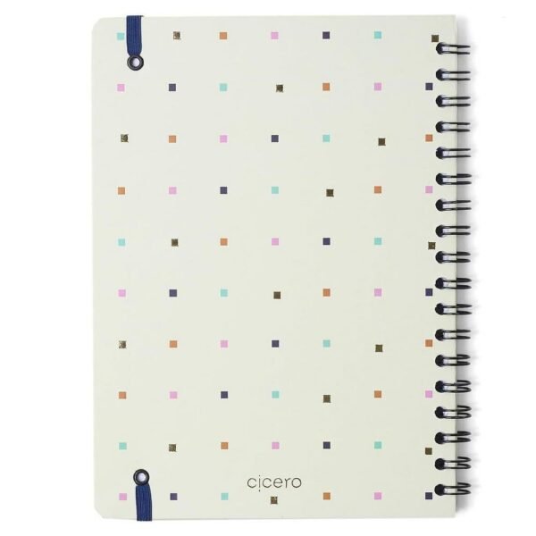 Caderno Colegial Bossa Nova Pontos Off White 80Folhas Cicero - Imagem 3