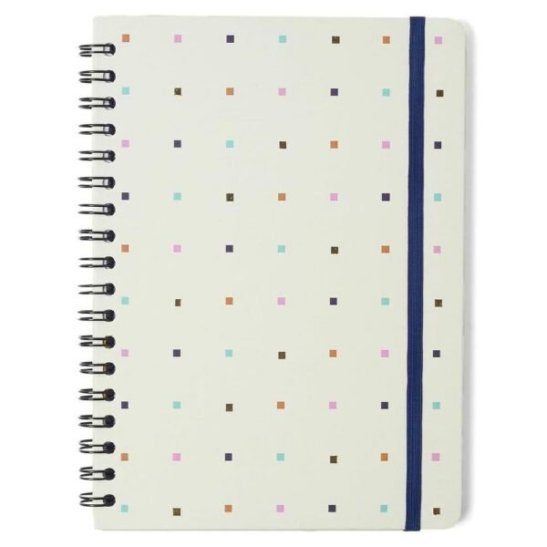 Caderno Colegial Bossa Nova Pontos Off White 80Folhas Cicero - Imagem 2
