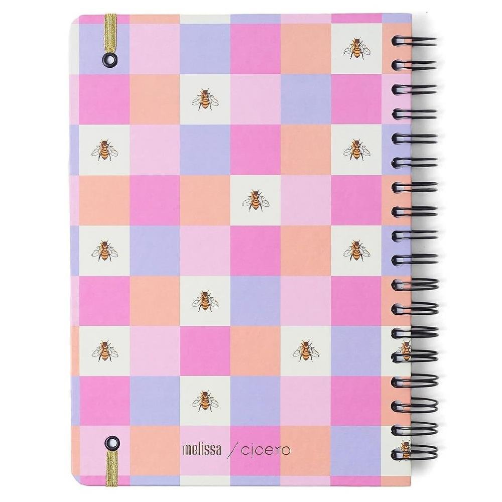 Caderno Colegial Melissa Casinha Das Abelhas 160Fls Cicero - Imagem 3