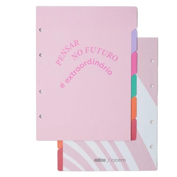 Caderno Criativo Argolado Melissa Casinha Das Abelhas Cicero - Imagem 7
