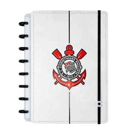 Caderno Inteligente Corinthians Timao A5 80 Folhas