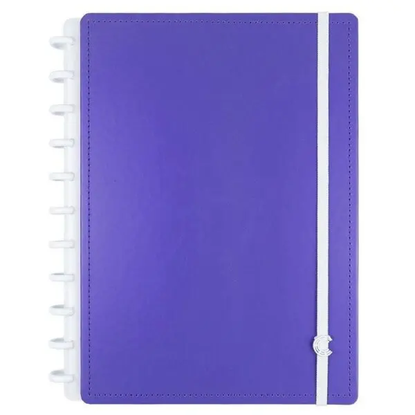 Caderno Inteligente Intense Purple Grande 80 Folhas