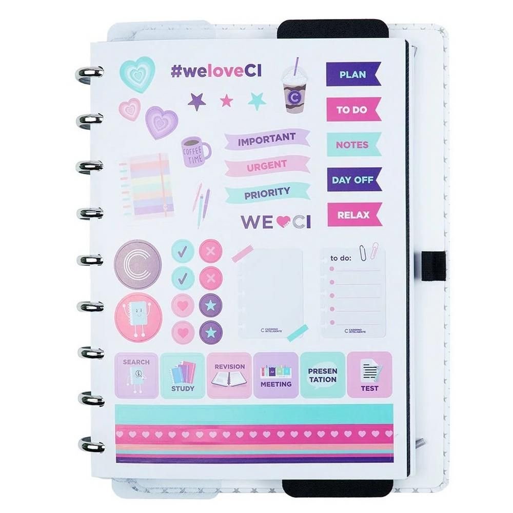 Caderno Inteligente Super Star Medio 80 Folhas - Imagem 3