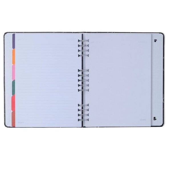 Caderno Organizador Atelie OffWhite Pautado E Pontado Cicero - Imagem 6