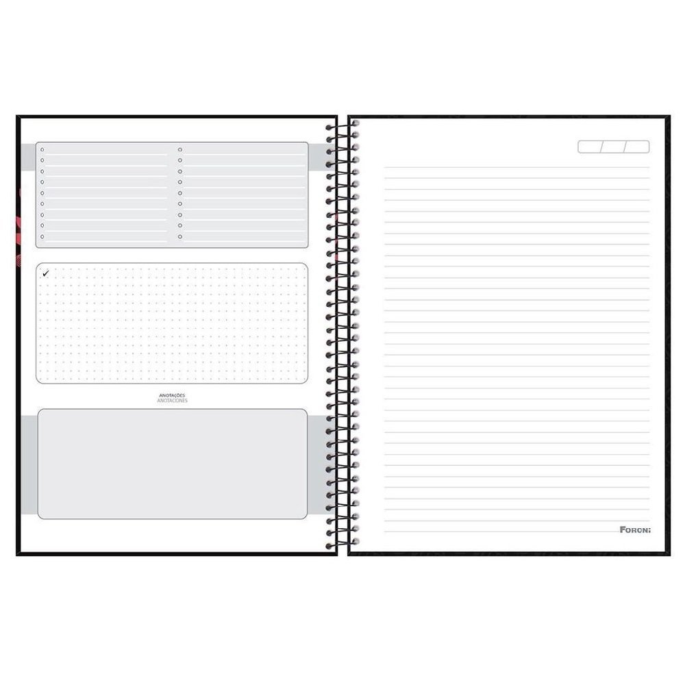 Caderno Universitario Cobra Kai Cobra 1 Materia 80F Foroni - Imagem 3