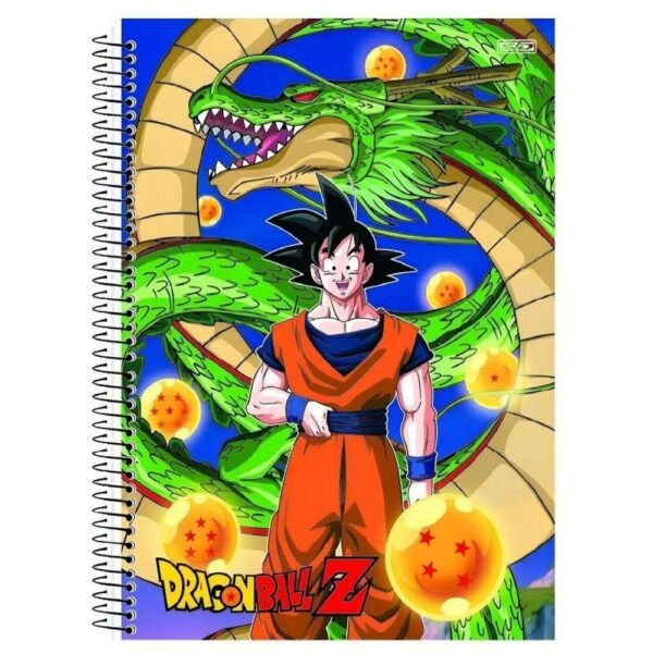 Caderno Universitario Dragon Ball Esfera Do Dragao 1M 80F SD