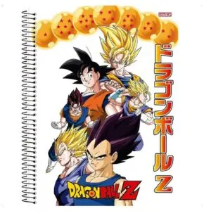Caderno Universitario Dragon Ball Goku E Vegetta 1M 80F SD