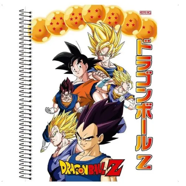 Caderno Universitario Dragon Ball Goku E Vegetta 1M 80F SD