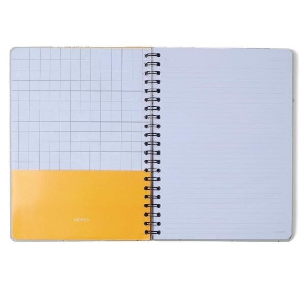 Caderno Universitario Polen Aromas Azul 80 Folhas Cicero - Imagem 3