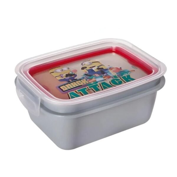 Kit Lanche Minions Marmita + Garrafa Foguete 320ml Plasutil - Imagem 2