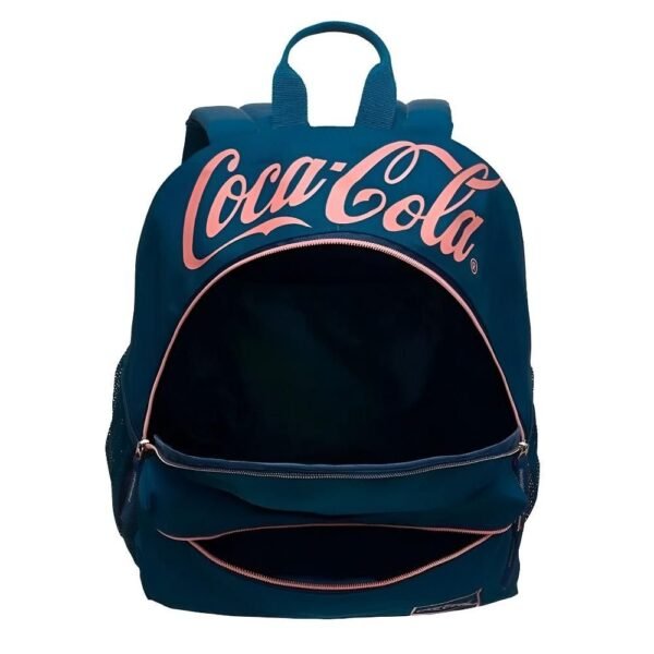 Mochila De Costas Coca Cola Blank Azul Pacific - Imagem 2
