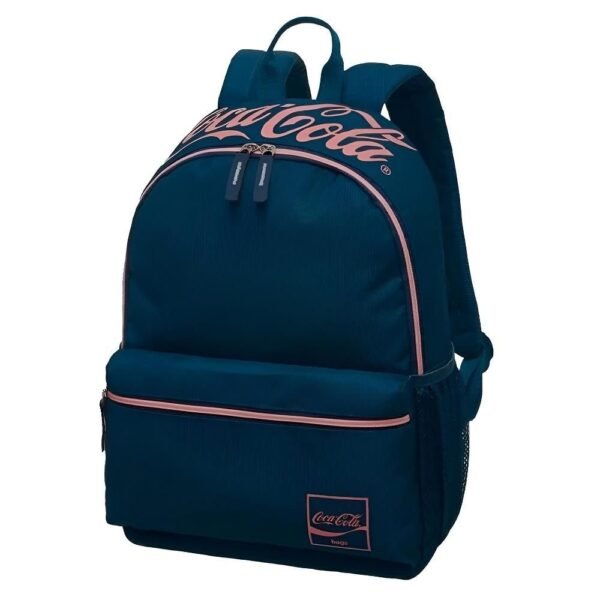 Mochila De Costas Coca Cola Blank Azul Pacific