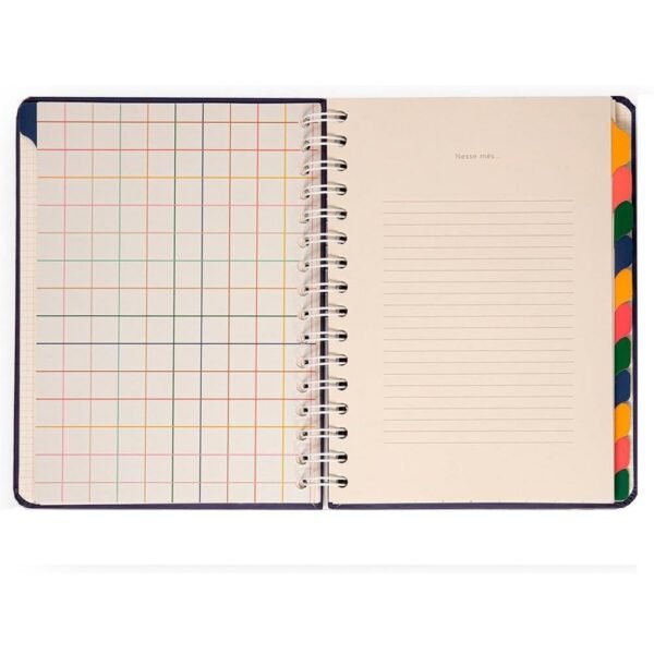 Planner Permanente Bossa Nova Boemia Semanal Notas A5 Cicero - Imagem 3