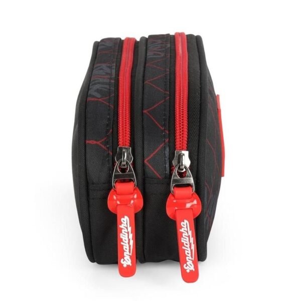 Estojo Escolar UP4YOU Duplo Enaldinho Vermelho Luxcel - Imagem 2
