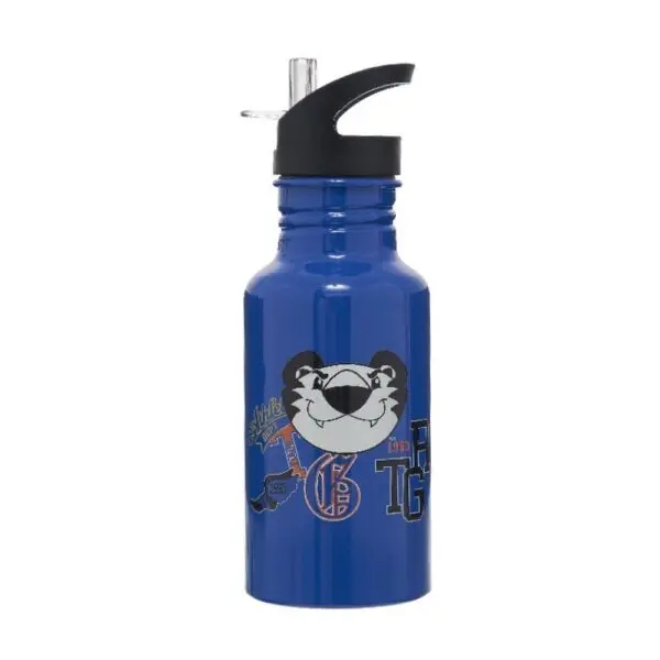 Garrafa De Aluminio Com Canudo Tigor T Tigre Varsity 500ml