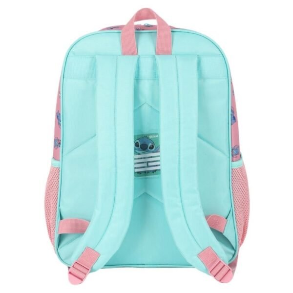 Mochila De Costas Stitch E Angel Verde Agua Luxcel - Imagem 4
