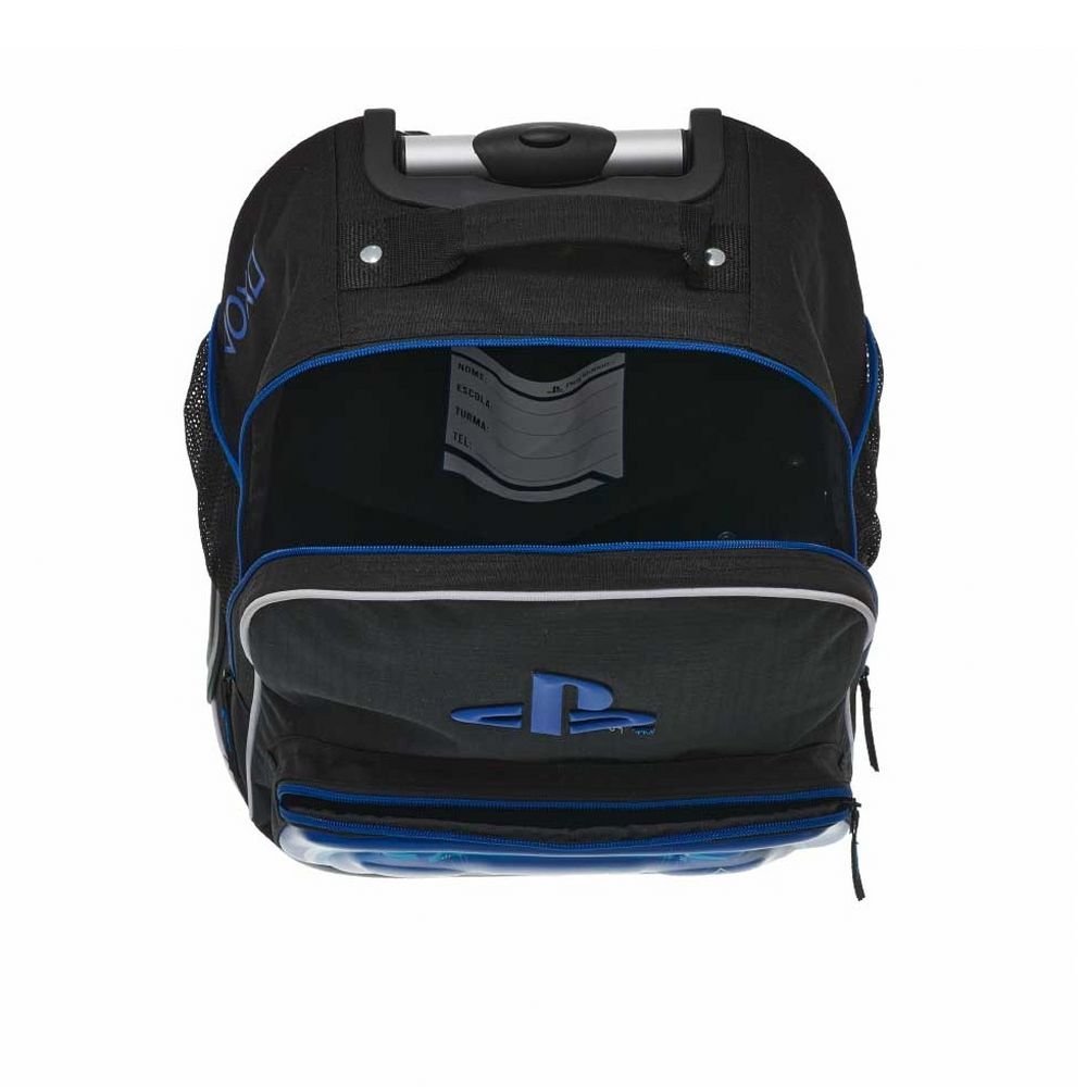 Mochila de Rodinha Infantil Playstation Central Tubo Pacific - Imagem 2