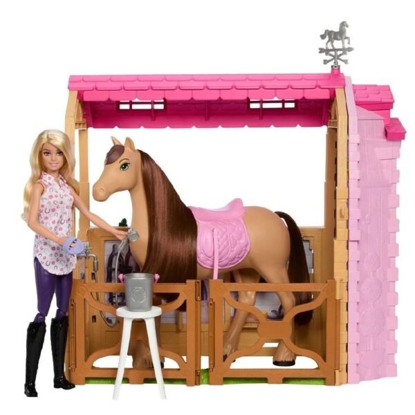 Barbie Mysteries Playset Estabulo De Cavalos Dos Sonhos - Imagem 4