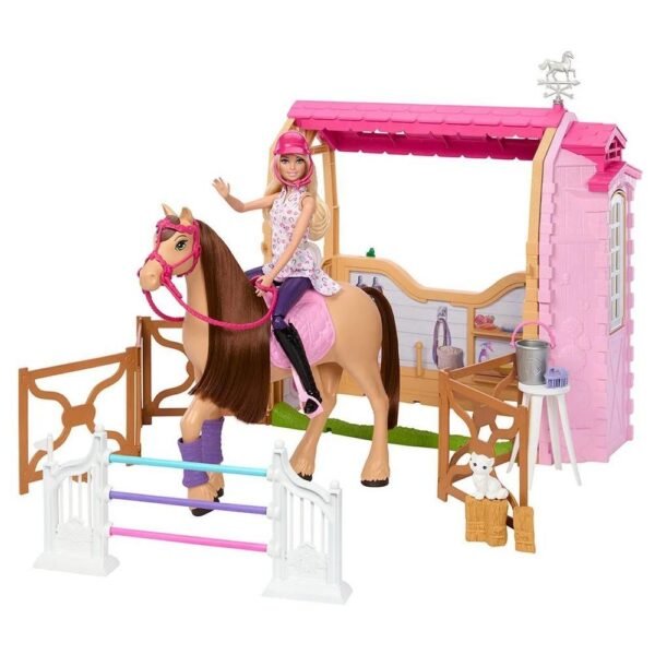 Barbie Mysteries Playset Estabulo De Cavalos Dos Sonhos - Imagem 3