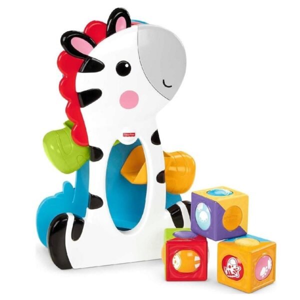 Brinquedo Para Bebe Zebra Blocos Surpresa +6M Fisher Price - Image 2