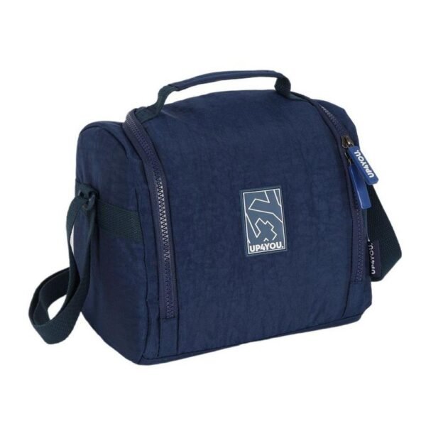 Lancheira Termica Transversal UP4YOU Crinkle Azul Luxcel