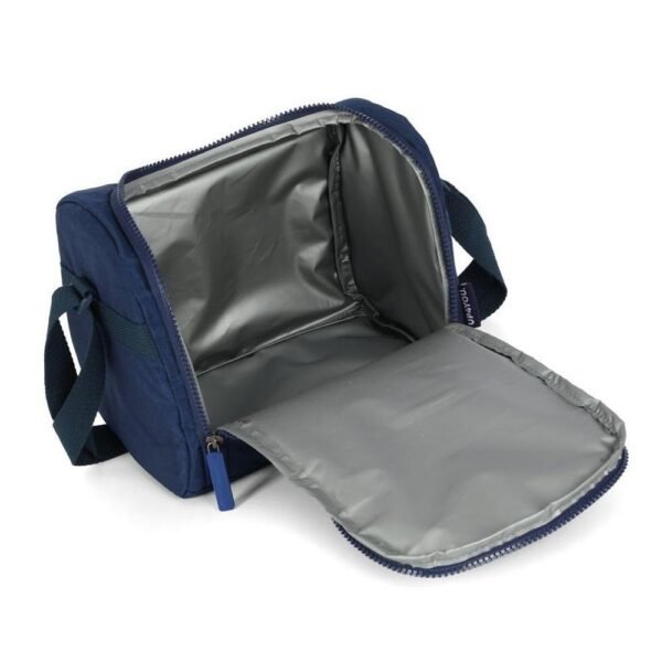 Lancheira Termica Transversal UP4YOU Crinkle Azul Luxcel - Imagem 2