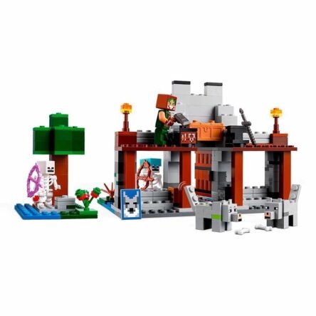 Lego Minecraft A Fortaleza Dos Lobos 312 Pecas 21261