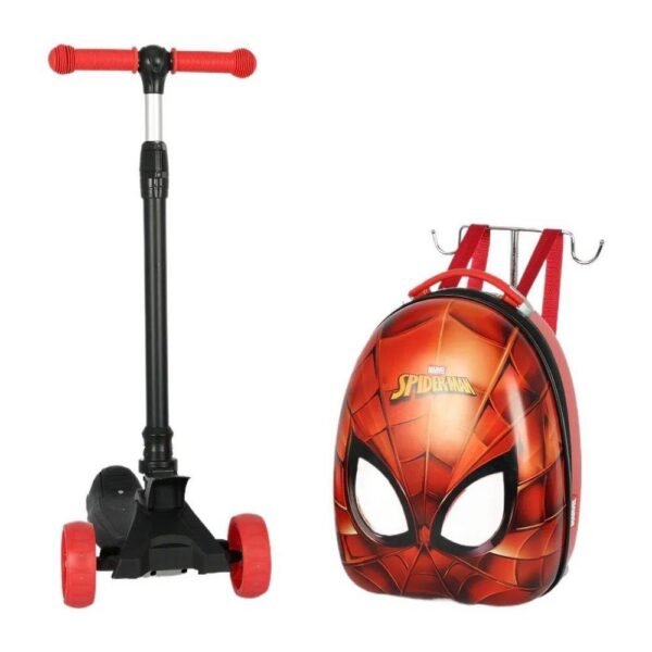 Mala Com Patinete Removivel Homem Aranha Luxcel - Image 4