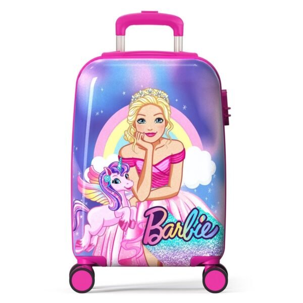 Mala De Viagem Bordo Infantil Giro 360 Barbie E Unicornio