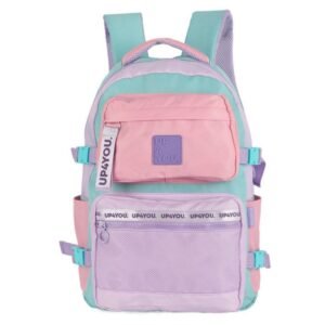 Mochila De Costas UP4YOU Larissa Manoela Rosa E Verde Luxcel