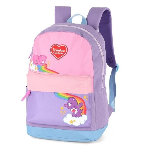 Mochila De Costas Ursinhos Carinhosos Arco Iris Luxcel - Image 2