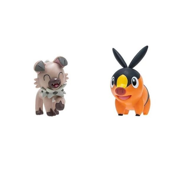 Pokemon 2 Figuras De Acao Tepig + Rockruff Sunny - Image 2