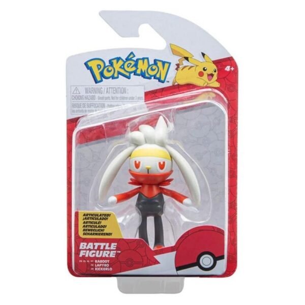 Pokemon Figura De Acao Raboot Sunny