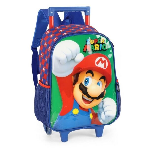 Kit Mochila De Rodinha E Alca Mario Celebra +Lancheira - Image 2