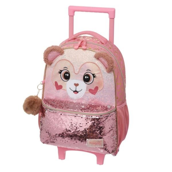 Kit Mochila De Rodinha Pack Me Teddy Bear +Lancheira Pacific - Image 2