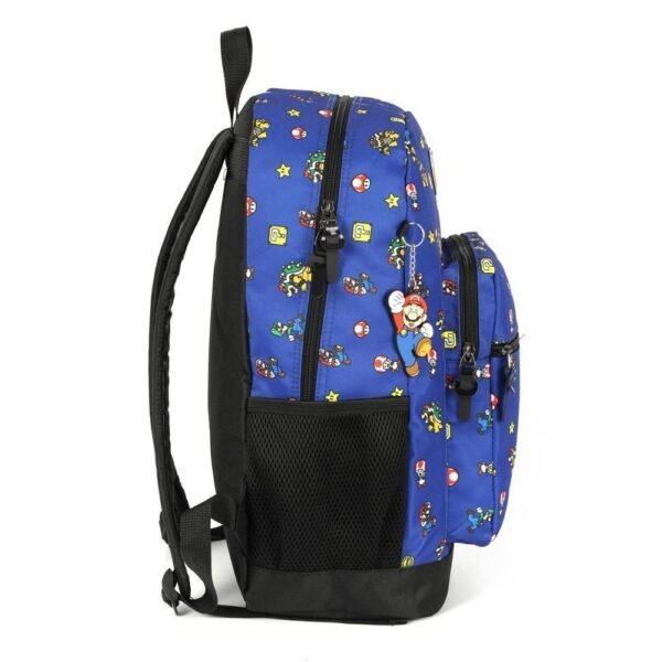 Mochila De Costas Super Mario Gamer Azul Luxcel - Image 3