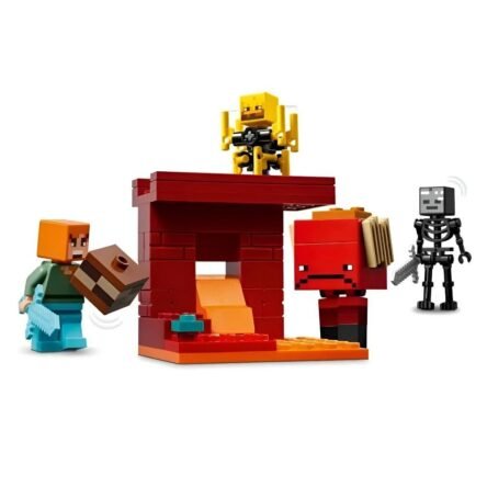 Lego Minecraft A Batalha De Lava No Nether 99Pcs 21266
