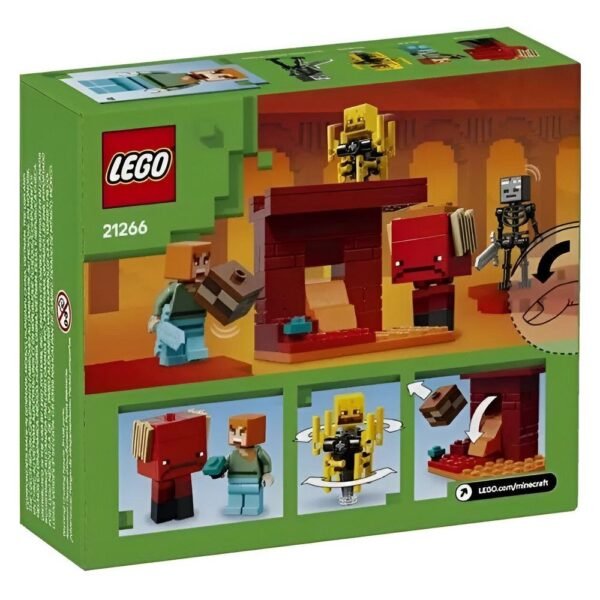 Lego Minecraft A Batalha De Lava No Nether 99Pcs 21266 - Imagem 6