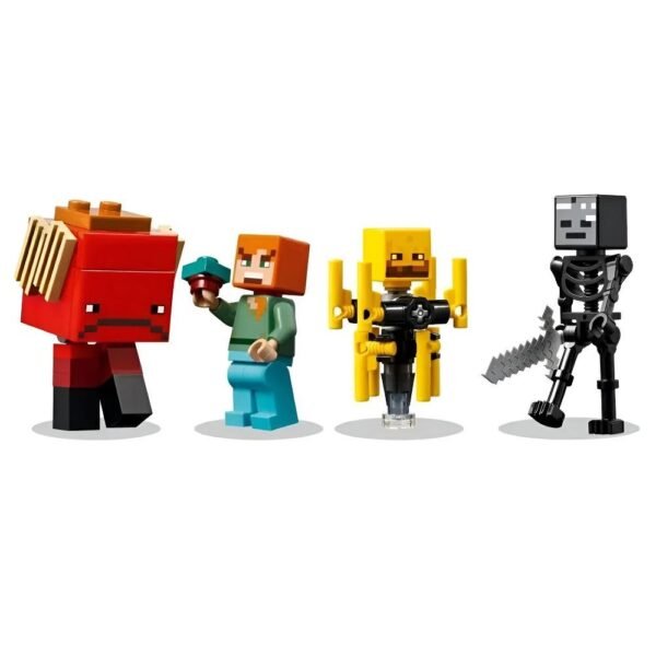 Lego Minecraft A Batalha De Lava No Nether 99Pcs 21266 - Imagem 4