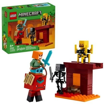 Lego Minecraft A Batalha De Lava No Nether 99Pcs 21266
