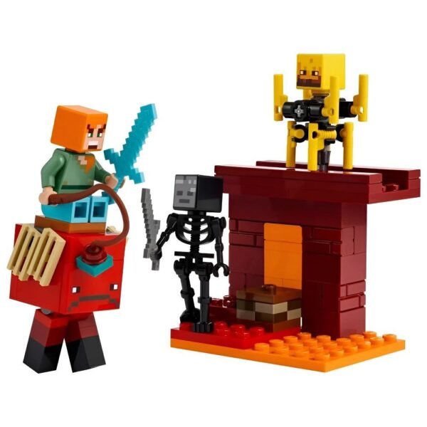 Lego Minecraft A Batalha De Lava No Nether 99Pcs 21266 - Imagem 2