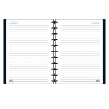 Caderno Colegial Tilidisco Academie Preto 1M 80Folhas