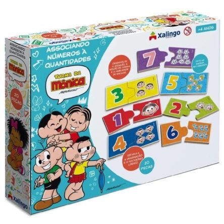 Jogo Associando Numeros Quantidades Turma Da Monica Xalingo