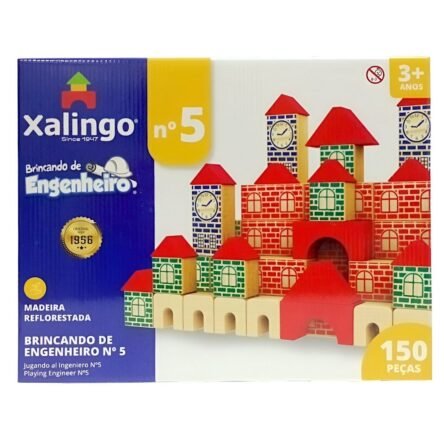 Jogo Brincando De Engenheiro N°5 150 Pecas Xalingo