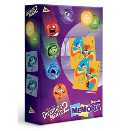 Jogo Da Memoria Divertidamente 2 48 Pecas +4 Anos Toyster
