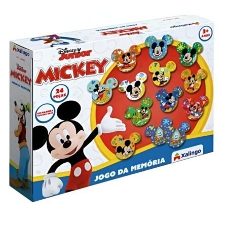 Jogo Da Memoria Mickey Mouse Club House 24 Pecas Xalingo