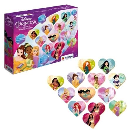 Jogo Da Memoria Princesas Disney 24 Pecas Xalingo